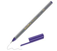 edding 55 Feutre fin - Violet - 1 stylo - Pointe,3 mm - Feutre de couleur pour écrire, dessiner, souligner, illustrer - pour enfants et adultes, pour l'école et le bureau à domicile ou en entreprise