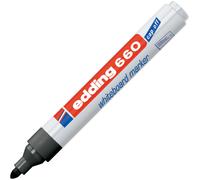 edding 660 Marqueur effaçable tableau blanc pointe ogive 1,5 - 3 mm noir