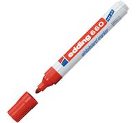 edding 660 Marqueur effaçable tableau blanc pointe ogive 1,5 - 3 mm rouge