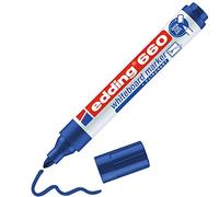edding Marqueur 660 pour tableau blanc – pointe ogive 1,5–3 mm – effaçable – bleu