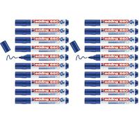 Edding 660 Marqueur pour tableaux blancs - bleu - 10 stylos - pointe ronde 1,5-3 mm - feutre effaçable - pour tableaux blanc, magnétique, mémo et chevalet de conférence - sketchnotes - rechargeable