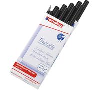 Edding 661 Marqueur Pour Tableaux Blancs - Noir - 10 Stylos - Pointe Ronde 1-2 Mm - Feutre Effaçable Pour Tableaux Blanc