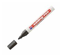 Edding 750 marqueur peinture à pointe ogive Noir opaque [Lot de 10]