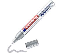 edding Marqueur peinture brillante 750 – argent – pointe ronde 2–4 mm – étanche, opaque