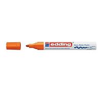 edding 750 Marqueur peinture brillante - orange - 1 feutre peinture brillante - pointe ronde 2-4mm - pour dessin, coloriage, scrapbooking - étanche, très opaque