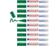 Edding 750 Creative Marqueur peinture/Paint Marker, vert, 750.04, Lot de 10