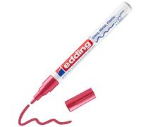 edding 751 gloss paint marker - red - 1 paint marker - round nib 1-2 mm - paint