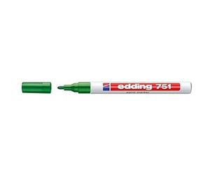 Edding 751 Lot de 3 marqueurs à peinture à pointe ogive Vert