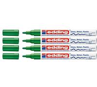 Edding 751 Lot de 4 marqueurs à peinture M Vert