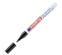 edding 751 Marqueur peinture brillante - noir - 1 feutre peinture brillante - pointe ronde 1-2mm - pour dessin, coloriage, scrapbooking - étanche, très opaque