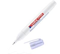 edding 7700 correcteur - blanc - 1 stylo - pointe métal 1-2 mm - stylo correcteur pour la correction de textes manuscrits et imprimés - opaque, séchage rapide