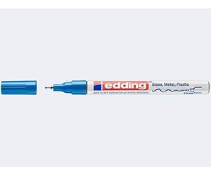 EDDING 780 Marcador Permanente Punta Fina Metalica Trazo 0.8 Mm Azul Ref. 780-03