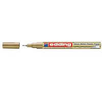 Edding Marqueur peinture 780 – Or – Pointe extra-fine – Encre permanente pour toutes surfaces