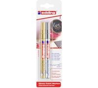 Edding 780 4-780-2-1-53-54 Marqueur peinture or, argent 0.8 mm
