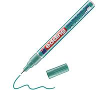 edding 780 Marqueur peinture brillante - vert métallisé - 1 feutre peinture brillante - pointe extra fine 0,8 mm - pour dessin, coloriage, scrapbooking - étanche, très opaque