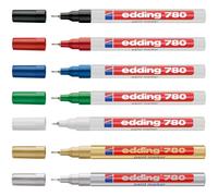 Edding 780 Peinture Stylo Marqueur Balle Pointe 0.8mm - Imperméable Achat 3 Get