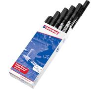 edding 792 paint marker - noir - 10 stylos - plume extra fine 0.8 mm - marqueur pour peinture pour le marquage et l'étiquetage du métal, du verre, de la pierre ou du plastique - très opaque