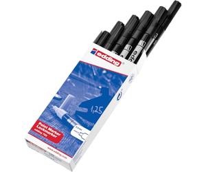 edding 792 paint marker - noir - 10 stylos - plume extra fine 0.8 mm - marqueur pour peinture pour le marquage et l'étiquetage du métal, du verre, de la pierre ou du plastique - très opaque