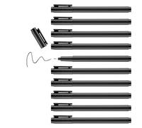 edding 8011 cleanroom marker - black - 10 stylos - pointe ronde fine,6 mm-pour écrire sur du papier pour salle blanche,des films,du papier laminé-produit sans étiquette à faible teneur en poussière