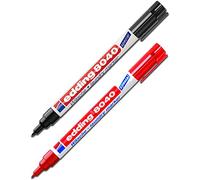 edding 8040 Marqueur à linge combiné 1 × Noir + 1 × Rouge