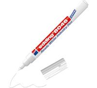 edding Marqueur industriel 4-8046049 blanc - pointe ogive 1-3 mm - résistant à l'eau