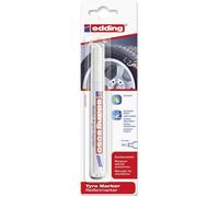 Edding Marqueur pour pneus E8050 (4-8050049) blanc 2-4 mm indélébile résistant à l'eau