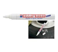 Edding Marqueur pour pneus E8050 (4-8050049) blanc 2-4 mm indélébile résistant à l'eau