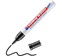 Edding 8300 Marqueur Permanent Spécial Industrie - Noir - Pointe Ronde 1,5-3 Mm - Pour Marquer De Façon Permanente Des Surfaces Légèrement Huileuses Et Poussiéreuses