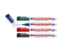 edding 8400 marqueur pour CD/DVD/BD - multi-couleur - 4 stylos - pointe ronde,5-1 mm - pour un marquage longue durée des CD, DVD et disques Blu-ray
