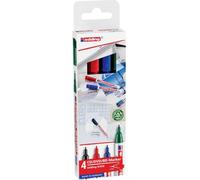 Edding 8400 Marqueur Pour Cd/Dvd/Bd - Multi-Couleur - 4 Stylos - Pointe Ronde,5-1 Mm - Pour Un Marquage Longue Durée Des Cd, Dvd Et Disques Blu-Ray