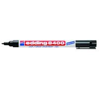 Edding 8400 marqueur pour CD/DVD/BD - noir - 1 stylo - pointe ronde 0,5-1 mm - pour un marquage longue durée des CD, DVD et disques Blu-ray