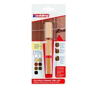 Edding 8901 kit de cires de restauration pour meubles - noir - pour combler et réparer les rayures et les trous sur les meubles et autres surfaces en bois