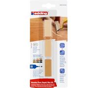edding 8902 - kit de cire de réparation pour parquets - hêtre/érable - 3 cires dures - pour réparer les dommages et les rayures sur les parquets en bois