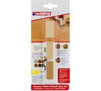 edding 8902 - kit de cire de réparation pour parquets - hêtre/érable - 3 cires dures - pour réparer les dommages et les rayures sur les parquets en bois