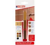 edding Kit de cires de restauration pour meubles 8901 – comble rayures et trous sur bois – Noir