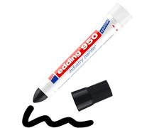 edding 950 Marqueur spécial industrie - noir - 1 stylo - pointe ronde 10 mm - marqueur pour écrire sur métal, roches, bois - surfaces rugueuses ou humides - permanent, étanche, Unité