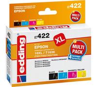 edding Cartouche d'encre 18-422-01 comme Epson T1631/32/33/34 sw/c/m/y 4pc