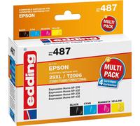 edding Cartouche d'encre 18-487-01 comme Epson T29XL sw/c/m/y 4pc