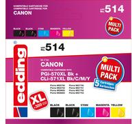edding Cartouche d'encre EDD-514 Multipack Canon PGI 570- CLI-571XL