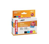 Edding Encre remplace Epson T0711/T0712/T0713/T0714 Multipack 4 compatible pack bundle noir, cyan, m