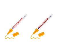 Edding Chalkstift 4095 environ 2-3 mm blister à 1st orange (Lot de 2)