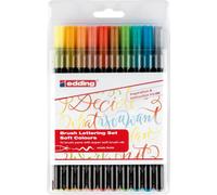 edding Crayons pinceaux 10 pcs. Couleurs douces 1340