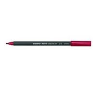 EDDING E-1255 LOT DE 10 FEUTRES DE COLORIAGE AVEC POINTE CALLIGRAPHIQUE 2 MM CRAMOISI G