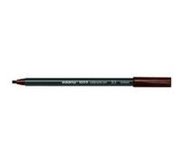 EDDING E-1255 LOT DE 10 FEUTRES DE COLORIAGE AVEC POINTE CALLIGRAPHIQUE 2 MM MARRON FONCÉ Marron G