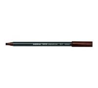 EDDING E-1255 LOT DE 10 FEUTRES DE COLORIAGE AVEC POINTE CALLIGRAPHIQUE 5 MM MARRON FONCÉ Marron G