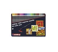 edding Feutres de coloriage E-1300/40 S Pointe ogive 3 mm Lot de 30 Coloris assortis G