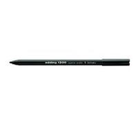 edding Feutres de coloriage 1300 – pointe ronde 2 mm – noir – lot de 10