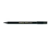 EDDING E-1340 LOT DE 10 FEUTRES DE COLORIAGE AVEC POINTE FLEXIBLE NOIR Noir G