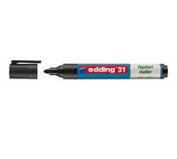 Edding E-31 Marqueur permanent pointe ogive moyenne - Noir