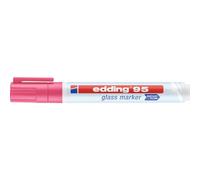 Edding 95 4-95009 Marqueur pour verre rose 1.5 mm, 3 mm